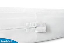 Load image into Gallery viewer, Queen (13-16 in. Deep) SureGuard Mattress Encasement - 100% Waterproof, Bed Bug Proof - Premium Zippered Six-Sided Cover
