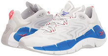Load image into Gallery viewer, Reebok Unisex Zig Kinetica II Sneaker, White/Pure Grey/Bright Cobalt, 10.5 US Men

