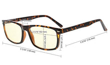 Load image into Gallery viewer, Eyekepper Computer Glasses Blue Light Filter Eyeglasses Blue Glare Blocking Men Women, Black
