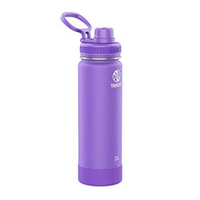 Load image into Gallery viewer, Takeya Actives Insulated Water Bottle w/Straw Lid, Bluestone, 22 Ounces
