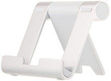 Load image into Gallery viewer, Amazon Basics Multi-Angle Portable Stand for iPad Tablet, E-reader and Phone - Silver
