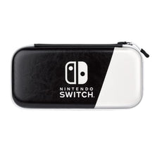 Load image into Gallery viewer, PDP Gaming Officially Licensed Switch Slim Deluxe Travel Case - OLED Edition - Hardshell Protection - Protective Vegan Leather - Black/White - Nintendo Switch
