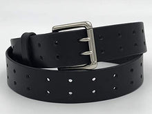 Load image into Gallery viewer, Handmade Double Hole Belt Genuine Bridle Leather 1.5 Inches Wide
