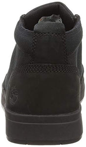 Timberland Mens Davis Square Chukka Boot, Black/Black Blackout Nubuck, 10.5
