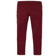 Load image into Gallery viewer, The Children's Place Girls' Super-Soft Stretch Denim Legging Jeans, Merlot RED, 4
