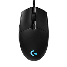 Load image into Gallery viewer, Logitech G PRO Hero Wired Gaming Mouse, 12000 DPI, RGB Lightning, Ultra Lightweight, 6 Programmable Buttons, On-Board Memory, Compatible with PC/Mac - Black

