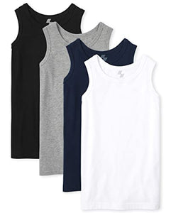 The Children's Place Boys' Mix And Match Tank Top 4-Pack, Multi Clr, XXL (16)