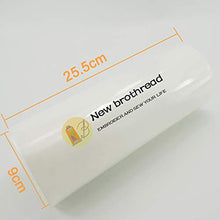 Load image into Gallery viewer, New brothread Wash Away - Water Soluble Machine Embroidery Stabilizer Backing &amp; Topping 10&quot; x 25 Yd roll - Light Weight - Cut into Variable Sizes for Machine Embroidery and Hand Sewing
