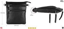 Load image into Gallery viewer, Small Leather Crossbody Purses and Handbags for Women-Premium Crossover Bag Over the Shoulder Womens (BLACK)
