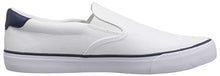 Load image into Gallery viewer, Lugz Men's Clipper Classic Slip-on Fashion Sneaker, White/Peacoat Blue, 9
