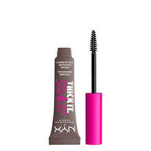 Load image into Gallery viewer, NYX PROFESSIONAL MAKEUP Thick It Stick It Thickening Brow Mascara, Eyebrow Gel - Cool Ash Brown
