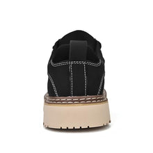 Load image into Gallery viewer, ALITIKAVIC Mens Moccasin Leather Shoes Breathable Casual Loafers Black
