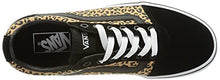 Load image into Gallery viewer, Vans Women's Low-Top Trainers Sneaker, Cheetah Black White, 8.5
