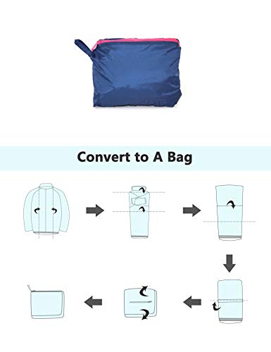 Load image into Gallery viewer, Little Donkey Andy Women’s Waterproof Cycling Bike Jacket, Running Rain Jacket, Windbreaker, Ultralight and Packable Navy L