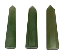 Load image into Gallery viewer, WholesaleGemShop Gemstones Green Aventurine Obelisk Tower Jumbo Facet Aura Rock Crystal Natural Polished Earth Wand Spirit
