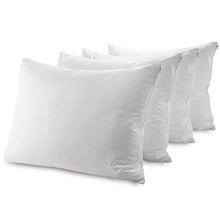 Load image into Gallery viewer, Guardmax Waterproof Pillow Protectors - Zippered Pillow Covers Bed Bug Hypoallergenic Pillow Cases, Protects from Dirt, Debris - Standard Size (20"x26") 4 Pack
