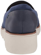 Load image into Gallery viewer, Clarks Women's Sharon Dolly Loafer, Dark Blue Suede, 8
