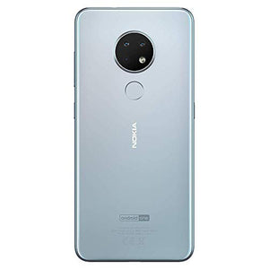 Nokia 6.2 - Android 9.0 Pie - 64 GB - Triple Camera - Unlocked Smartphone (AT&T/T-Mobile/MetroPCS/Cricket/Mint) - 6.3" FHD+ HDR Screen - Ice Blue - U.S. Warranty