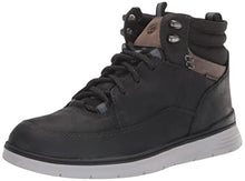 Load image into Gallery viewer, Clarks Men's Braxin Hiker Waterproof Ankle Boot, Black Leather, 8
