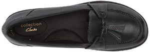 Clarks Women's Ashland Bubble Slip-On Loafer, Black, 8 M US