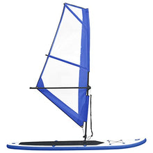 Load image into Gallery viewer, yeacher Inflatable Stand Up Paddleboard with Sail Set Blue and White

