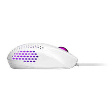 Load image into Gallery viewer, Cooler Master MM720 White Glossy Lightweight Gaming Mouse with Ultraweave Cable, 16000 DPI Optical Sensor, RGB and Unique Claw Grip Shape
