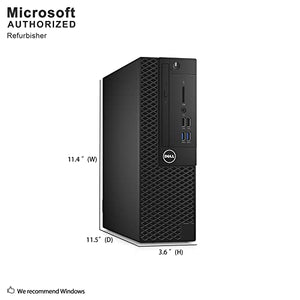 Dell Optiplex 3050 SFF Desktop Computer PC, Intel Quad Core i5-6500 up to 3.6GHz, 16GB DDR4, 256GB SSD, WiFi, DVDRW, 4K Support, DP, HDMI,Windows 10 Pro 64 Bit English/Spanish/French(Renewed)