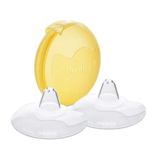 Load image into Gallery viewer, Medela Contact Nipple Shield for Breastfeeding, 20mm Small Nippleshield, For Latch Difficulties or Flat or Inverted Nipples, 2 Count with Carrying Case, Made Without BPA
