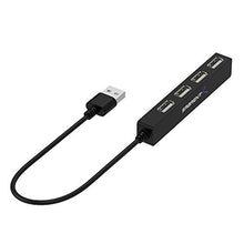 Load image into Gallery viewer, Sabrent 4 Port Portable USB 2.0 Hub (9.5&quot; Cable) for Ultra Book, MacBook Air, Windows 8 Tablet PC (HB-MCRM)
