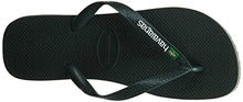 Load image into Gallery viewer, Havaianas Women's Brazil Logo Flip Flop Sandal, Olive Green, 9-10
