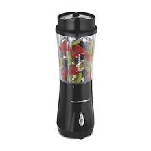 Load image into Gallery viewer, Hamilton Beach Personal Blender for Shakes and Smoothies with 14oz Travel Cup and Lid, Black (51101AV)
