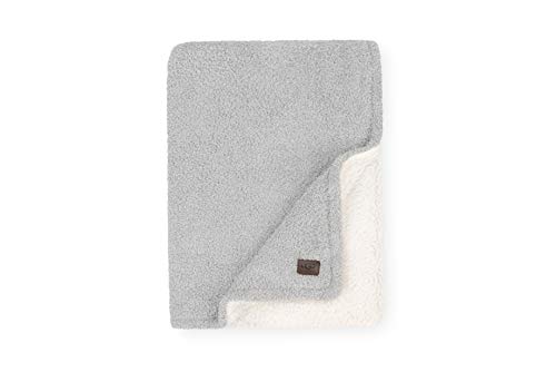 UGG Ana Fuzzy Eyelash Sweater + Sherpa Fleece - Reversible Throw Blanket, Seal