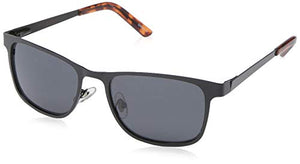 Dockers Men's S06869ldp008 Polarized Rectangular Sunglasses, Black, 56 mm