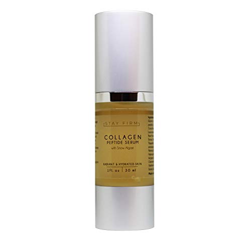 Collagen Serum, Liquid Peptide Hyaluronic Acid, Skin Boosting Supplement, Night Eye Cream, Collagen Wrinkle Cream, Womens Face Moisturizer, Mens Firming Lotion, Pure Vitamin Enriched - Stay Company