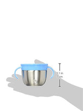Load image into Gallery viewer, Munchkin Stainless Steel Snack Catcher with Lid, 9 Ounce, Blue

