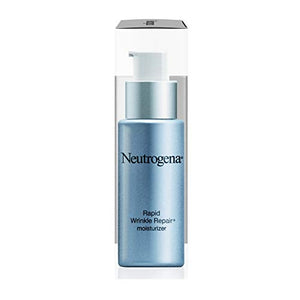 Neutrogena Rapid Wrinkle Repair Daily Retinol Anti-Wrinkle Moisturizer, Anti-Wrinkle Face & Neck Retinol Cream with Hyaluronic Acid, Retinol & Glycerin with SPF 30 Sunscreen, 1 fl. oz