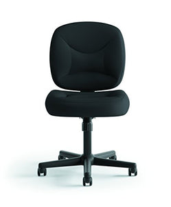 HON ValuTask Low Back Task Chair - Mesh Computer Chair for Office Desk, Black (HVL210)