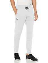 Load image into Gallery viewer, Under Armour Men&#39;s Armour Fleece Pants , Halo Gray (014)/Black , Large
