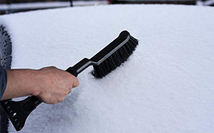 Motorup America 2-in-One Car Windshield Ice Scraper with Snow Brush - Automotive Window Cleaner for Winter Cleaning