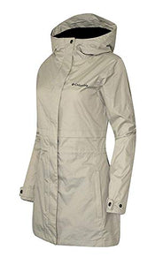 COLUMBIA WOMENS Shine Struck II Waterproof RAIN Mid Hooded JACKET (X-Small)