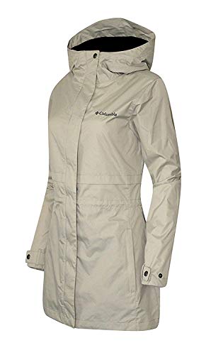 COLUMBIA WOMENS Shine Struck II Waterproof RAIN Mid Hooded JACKET (X-Small)