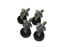 Load image into Gallery viewer, Reliable Hardware Company RH-9006-SET-A Plug-in with Sockets 2-Inch Wheel Diameter Fender Style Casters - Set of 4, Zinc
