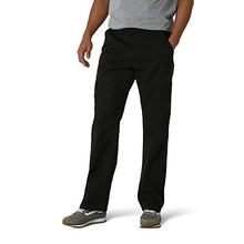 Load image into Gallery viewer, Wrangler Authentics Men's Big &amp; Tall Relaxed Fit Cargo Pant, Black Twill, 44W x 30L
