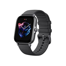 Load image into Gallery viewer, Amazfit GTS 3 Smart Watch for Android iPhone, Alexa Built-in, GPS Fitness Sports Watch with 150 Sports Modes, 1.75” AMOLED Display, 12-Day Battery Life, Blood Oxygen Heart Rate Tracking, Black
