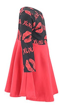 Load image into Gallery viewer, Unique Baby Girls Valentines Day Kisses Lips Tutu Dress (6Y, Red)
