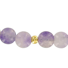 Load image into Gallery viewer, Believe London Amethyst Bracelet Gemstone Healing Chakra Anxiety Crystal Natural Stone Men Women Stress Relief Reiki Yoga Diffuser Semi Precious
