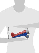 Load image into Gallery viewer, Green Toys Airplane, Red/Blue CB - Pretend Play, Motor Skills, Kids Flying Toy Vehicle. No BPA, phthalates, PVC. Dishwasher Safe, Recycled Plastic, Made in USA.
