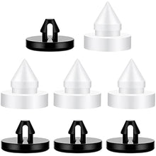 Load image into Gallery viewer, Tallew 8 Pieces Brake Pedal Stop Pad Rubber Brake Stoppers Automotive Clutch Pedal Stoppers Compatible with 90541-06036 46505-SA5-000 Black and White
