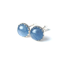 Load image into Gallery viewer, Blue Kyanite Stud Earrings 6mm
