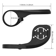 Load image into Gallery viewer, Thinvik Out Front Bike Computer Mount for Garmin Edge 830 820 810 800 530 520 Plus 520 510 500 200 130 25 GPS Compatible with 31.8mm 25.4mm Handlebar

